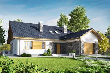  Projekt domu Klementynka II G1 (WRC2595) - projekt domu parterowego - Zdjęcie 3