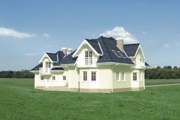  Projekt domu Piast - murowana – ceramika (KRD1186) - projekt domu parterowego z poddaszem - Zdjęcie 3