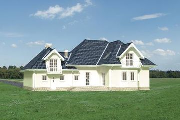  Projekt domu Piast - murowana – ceramika (KRD1186) - projekt domu parterowego z poddaszem - Zdjęcie 4