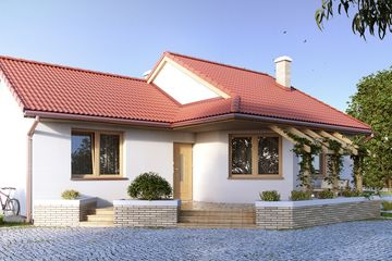  Projekt domu Atlas 2 (BSA2068) - projekt domu parterowego - Zdjęcie 1