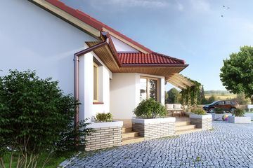  Projekt domu Atlas 2 (BSA2068) - projekt domu parterowego - Zdjęcie 2