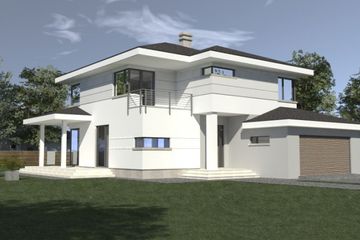  Projekt domu DN 055 (WAM1207) - projekt domu z pełnym piętrem - Zdjęcie 4