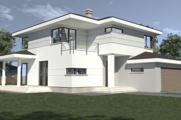  Projekt domu DN 055 (WAM1207) - projekt domu z pełnym piętrem - Zdjęcie 5