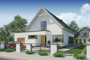  Projekt domu Ines PS (WRW1246) - projekt domu parterowego z poddaszem - Zdjęcie 1