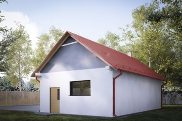  Projekt budynku gospodarczego G249 - Budynek gospodarczy (PRA1274) - projekt budynku parterowego - Zdjęcie 2