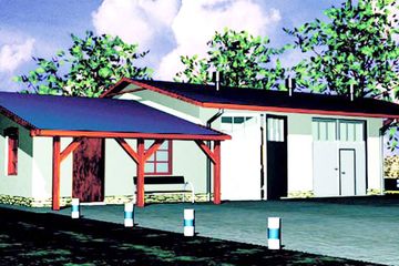  Projekt budynku gospodarczego BR-050 (KRG1120) - projekt budynku parterowego - Zdjęcie 2