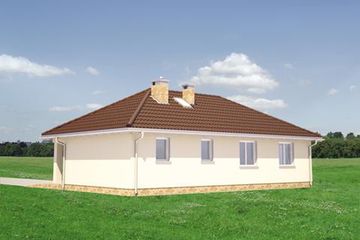  Projekt domu Cetyniec Beta (KRD2167) - projekt domu parterowego - Zdjęcie 3