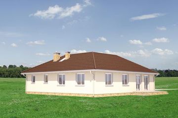  Projekt domu Cetyniec Beta (KRD2167) - projekt domu parterowego - Zdjęcie 4