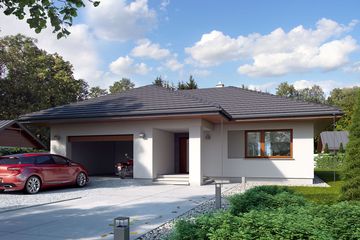  Projekt domu Nika (BSE1078) - projekt domu parterowego - Zdjęcie 1