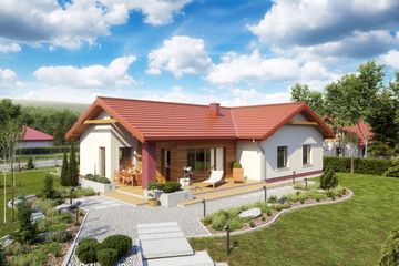  Projekt domu TK33 (WAK1035) - projekt domu parterowego - Zdjęcie 4