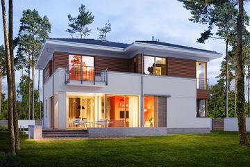  Projekt domu E-163 (WAX1067) - projekt domu z pełnym piętrem - Zdjęcie 2