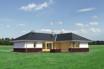  Projekt domu Lidia (868) (KRD1615) - projekt domu parterowego - Zdjęcie 4