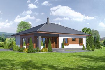  Projekt domu Ardenowo g2 (KRP1780) - projekt domu parterowego - Zdjęcie 2