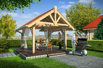  Projekt altany Altana 1 (WRD2395) - projekt altany parterowego - Zdjęcie 1