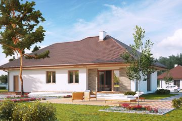  Projekt domu Aurelia (BSA2071) - projekt domu parterowego - Zdjęcie 2