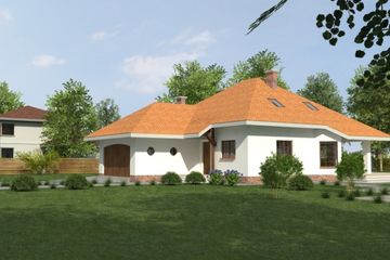  Projekt domu DJ 015 (WAM1013) - projekt domu parterowego z poddaszem - Zdjęcie 4