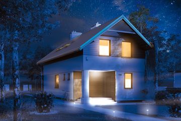  Projekt domu Koliber 4 (BSA2072) - projekt domu parterowego z poddaszem - Zdjęcie 3