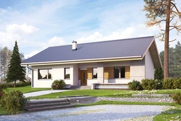  Projekt domu Atalia (BSA2075) - projekt domu parterowego - Zdjęcie 1