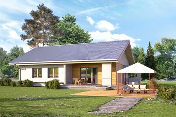  Projekt domu Atalia (BSA2075) - projekt domu parterowego - Zdjęcie 2