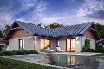  Projekt domu Niko 2 (BSE1080) - projekt domu parterowego - Zdjęcie 2