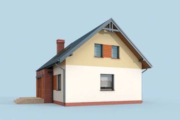  Projekt domu Miluza (SLN1578) - projekt domu parterowego z poddaszem - Zdjęcie 4