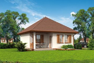  Projekt domu letniskowego San Antonio dom letniskowy (SLN1529) - projekt domu letniskowego parterowego - Zdjęcie 3