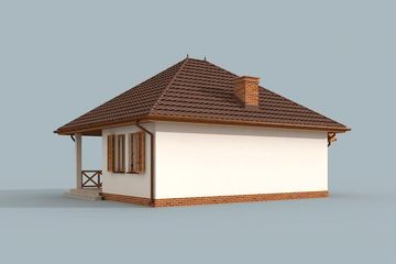  Projekt domu letniskowego San Antonio dom letniskowy (SLN1529) - projekt domu letniskowego parterowego - Zdjęcie 4