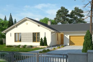  Projekt domu Kalambur 2G (WRN1286) - projekt domu parterowego - Zdjęcie 1