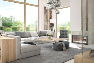  Projekt domu HomeKoncept-08 (KRX1008) - projekt domu parterowego z poddaszem - Zdjęcie 3