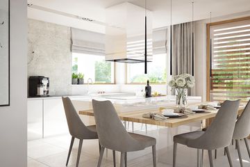  Projekt domu HomeKoncept-08 (KRX1008) - projekt domu parterowego z poddaszem - Zdjęcie 6