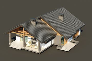  Projekt domu Maja 2G+ (BSB1093) - projekt domu parterowego - Zdjęcie 5