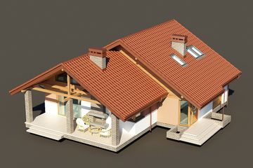  Projekt domu Maja II (BSB1092) - projekt domu parterowego z poddaszem - Zdjęcie 5