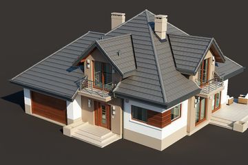  Projekt domu Opałek II N 2G (BSB1079) - projekt domu parterowego z poddaszem - Zdjęcie 5