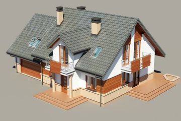  Projekt domu Puchatek N 2G (BSB1097) - projekt domu parterowego z poddaszem - Zdjęcie 5