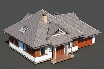  Projekt domu Sindbad N 2G (BSB1087) - projekt domu parterowego z poddaszem - Zdjęcie 5