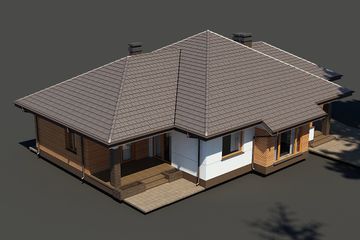  Projekt domu Sułtan N (BSB1100) - projekt domu parterowego z poddaszem - Zdjęcie 5