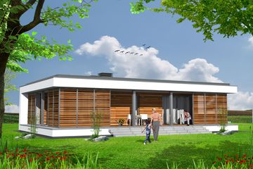  Projekt domu MD-7 (KKA1002) - projekt domu parterowego - Zdjęcie 3