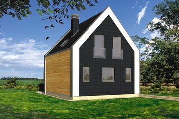  Projekt domu Delta (WRH1175) - projekt domu parterowego z poddaszem - Zdjęcie 4