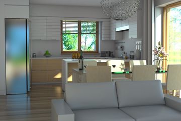  Projekt domu Atos wersja A paliwo stałe (WRD2408) - projekt domu parterowego z poddaszem - Zdjęcie 3