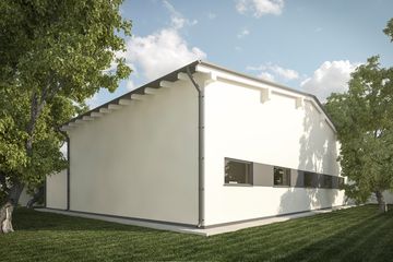  Projekt garażu G251 - Budynek garażowy (PRA1275) - projekt garażu parterowego - Zdjęcie 2