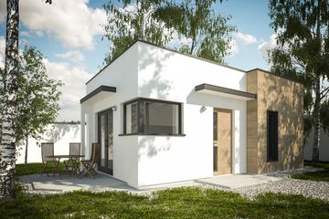  Projekt domu letniskowego G254 - Budynek rekreacji indywidualnej (PRA1277) - projekt domu parterowego - Zdjęcie 1