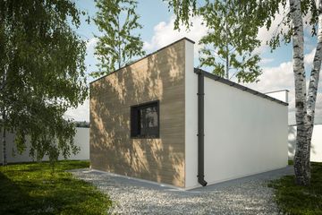  Projekt domu letniskowego G254 - Budynek rekreacji indywidualnej (PRA1277) - projekt domu parterowego - Zdjęcie 2