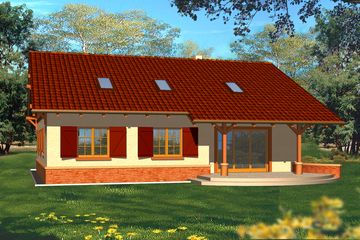  Projekt domu Apollo I (WRH1040) - projekt domu parterowego - Zdjęcie 3