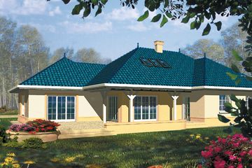  Projekt domu Aquarius II (WRH1079) - projekt domu parterowego z poddaszem - Zdjęcie 4