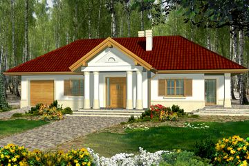  Projekt domu Aurora I (WRH1163) - projekt domu parterowego - Zdjęcie 3