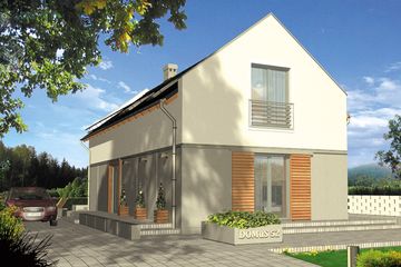  Projekt domu Ekliptyka (WRH1188) - projekt domu parterowego z poddaszem - Zdjęcie 3