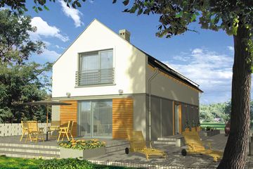  Projekt domu Ekliptyka (WRH1188) - projekt domu parterowego z poddaszem - Zdjęcie 4