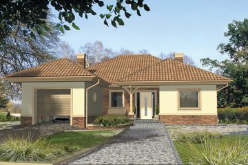 Projekt domu Ketos I (WRH1179) - projekt domu parterowego - Zdjęcie 2