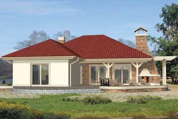  Projekt domu Ketos I (WRH1179) - projekt domu parterowego - Zdjęcie 3