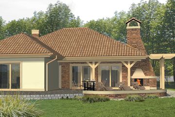  Projekt domu Ketos I (WRH1179) - projekt domu parterowego - Zdjęcie 4